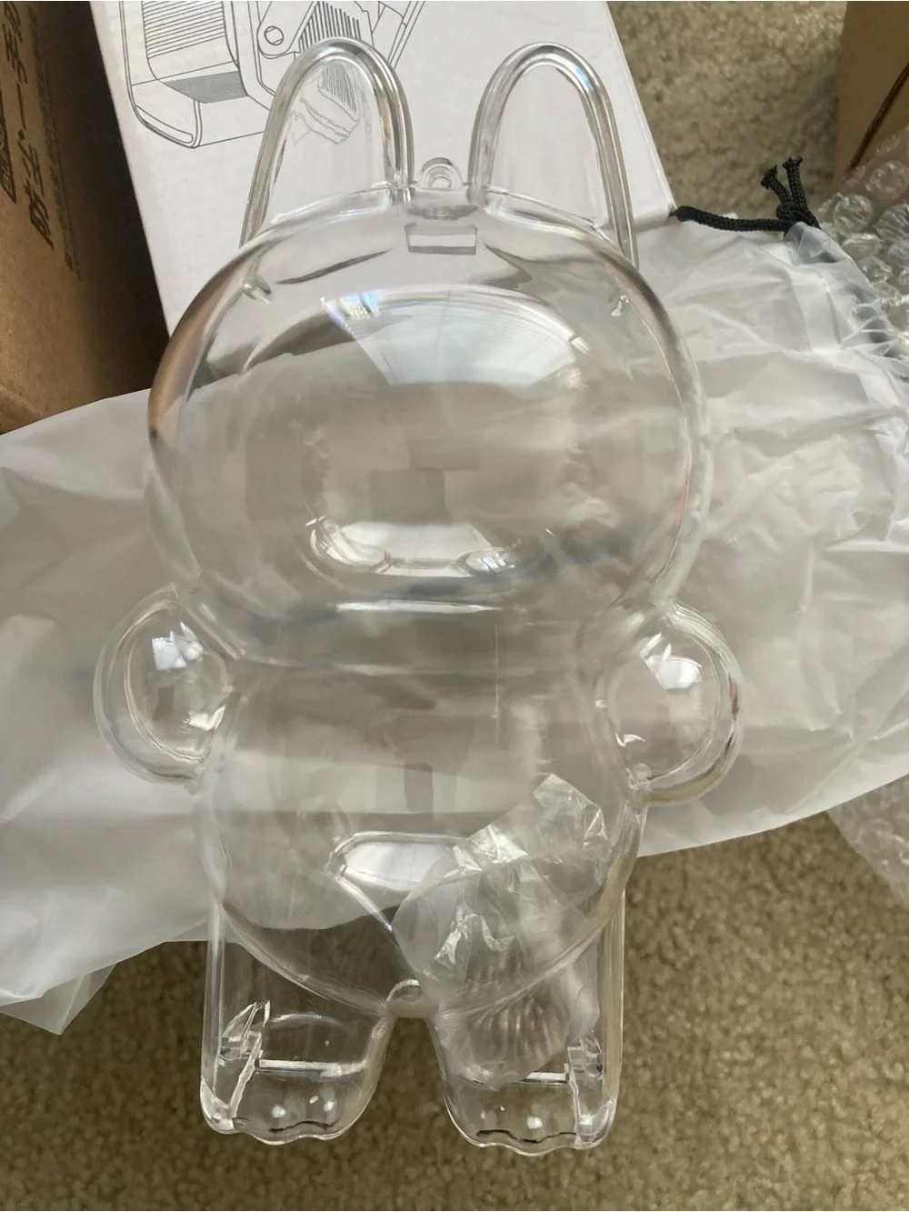 Labubu Clear Acrylic Display case